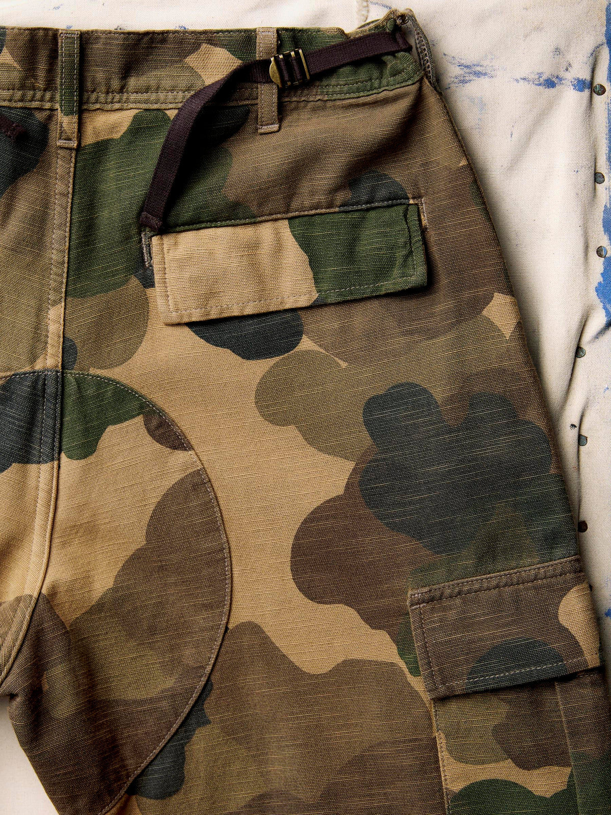 camp pant in painted camo