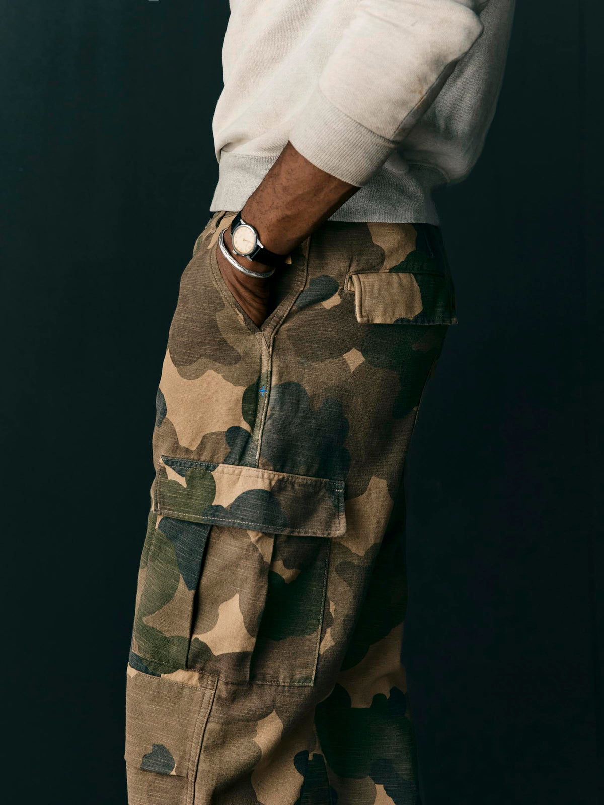 camp pant in painted camo