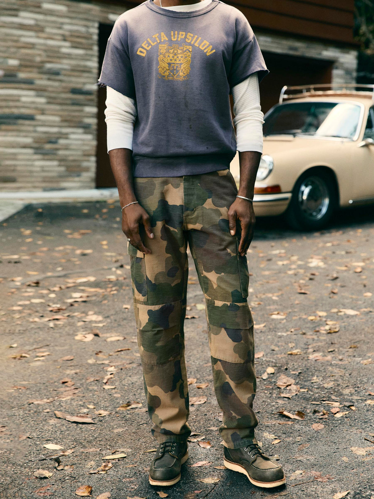 camp pant in painted camo