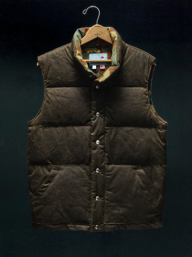 i+w x cdw waxed canvas vest