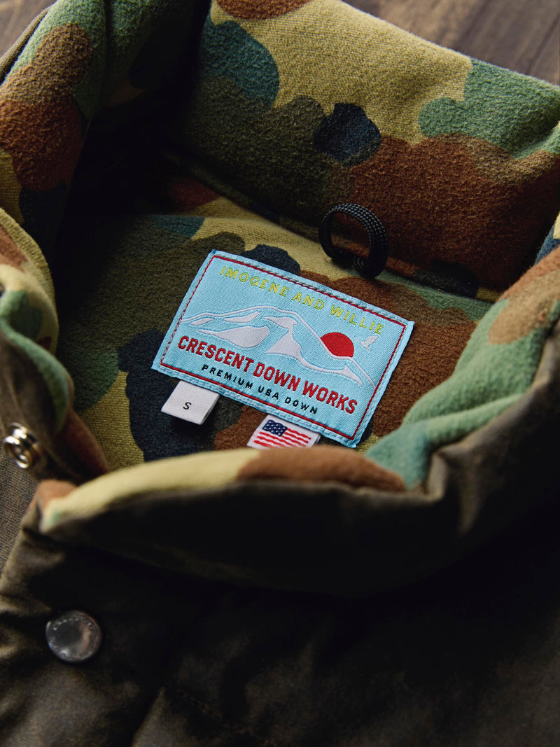 i+w x cdw waxed canvas vest - Model