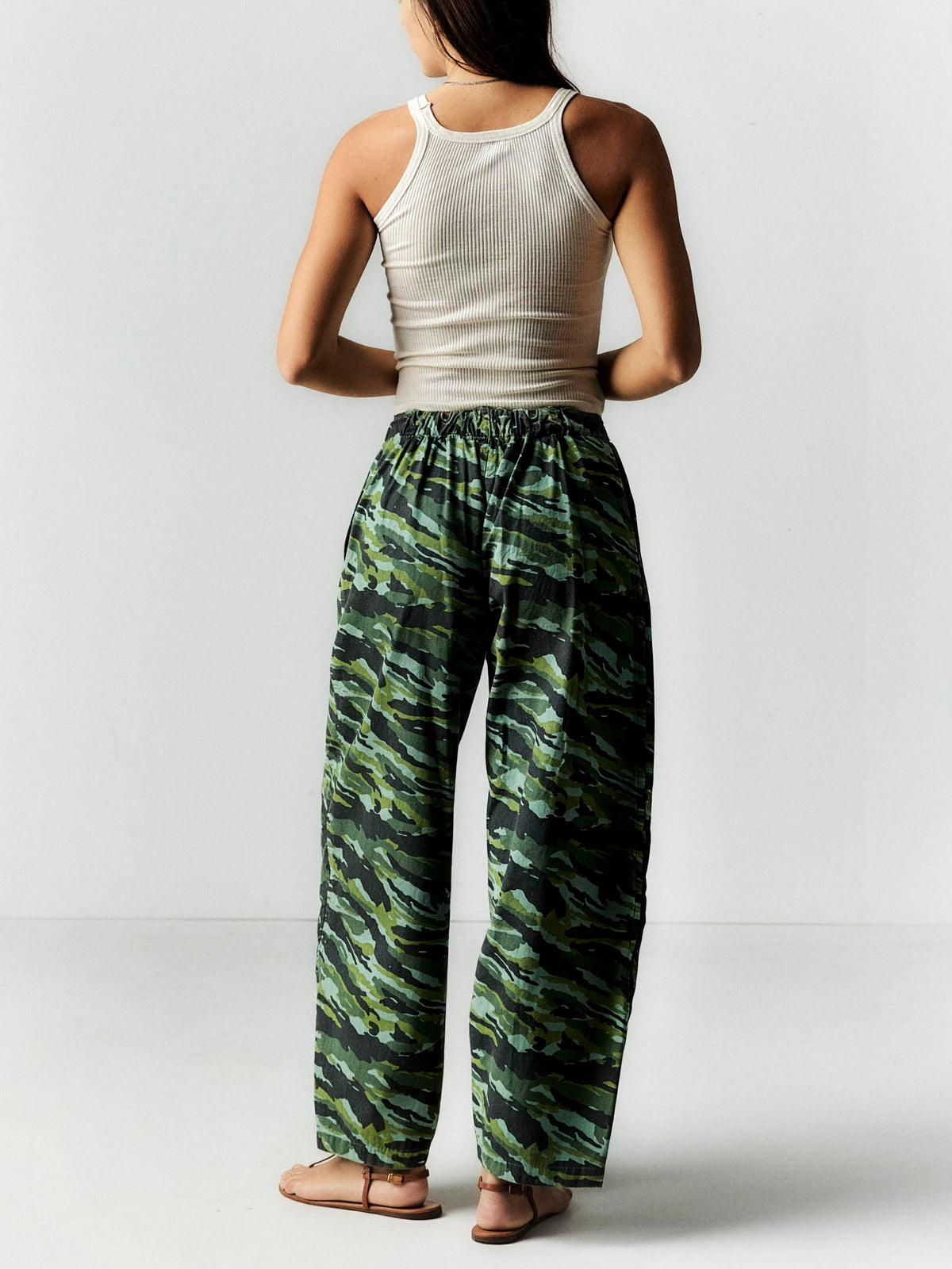 flight pant in brushstroke camo