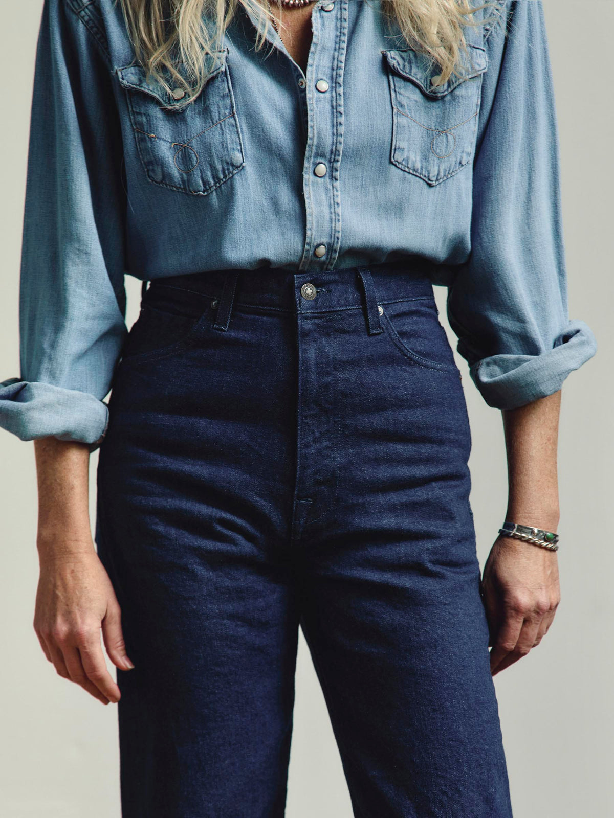 catherine slim indigo selvage rinse