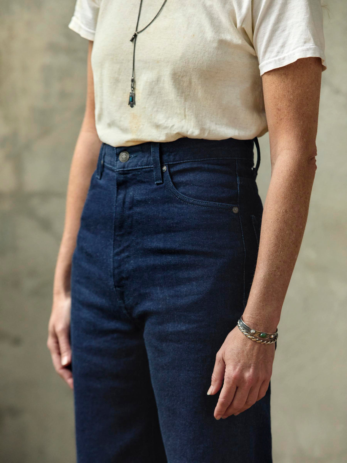 catherine slim indigo selvage rinse