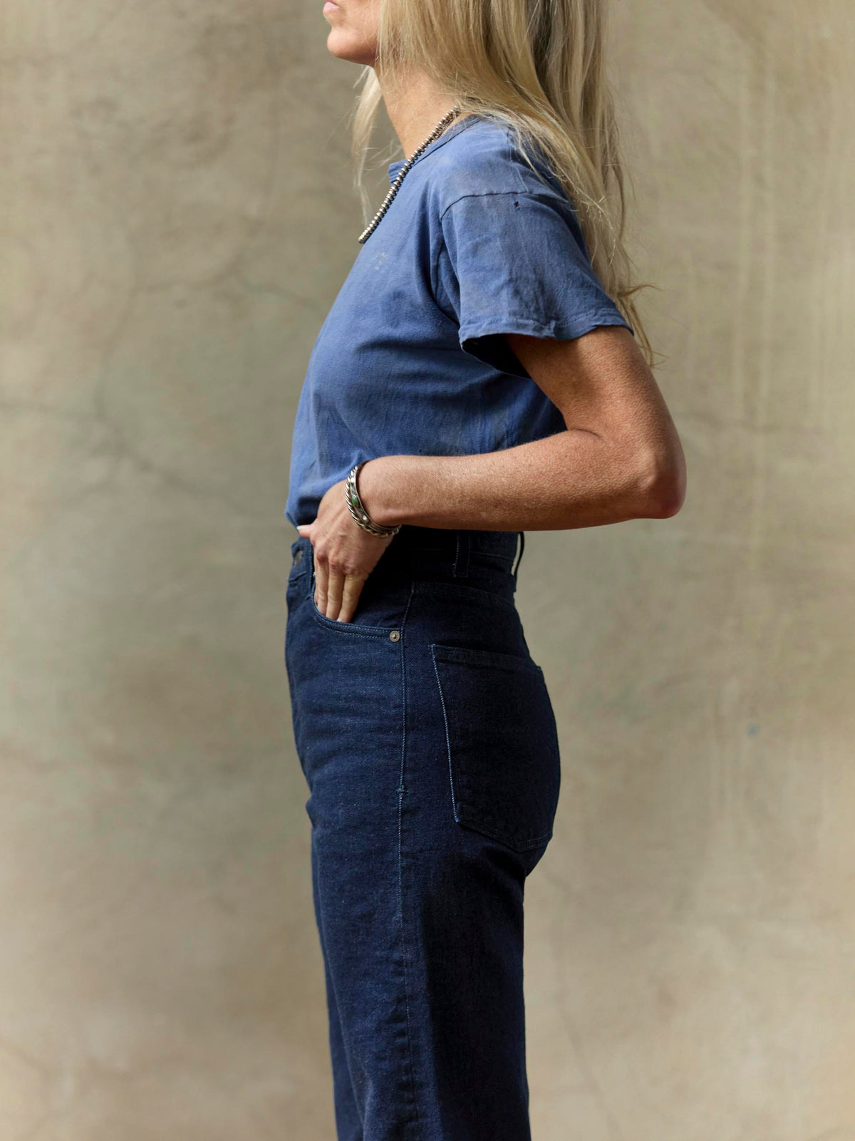 catherine slim indigo selvage rinse