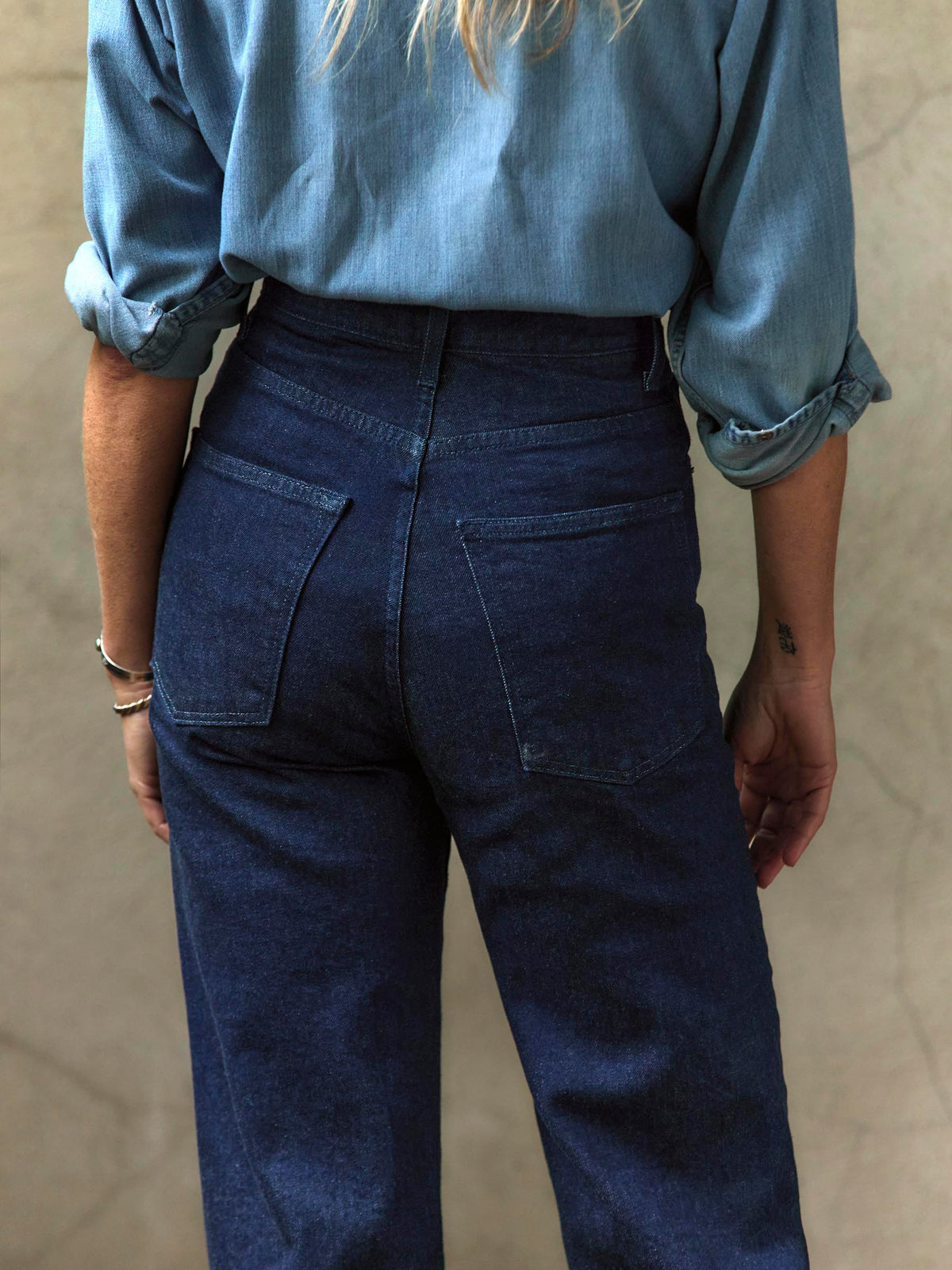 catherine slim indigo selvage rinse