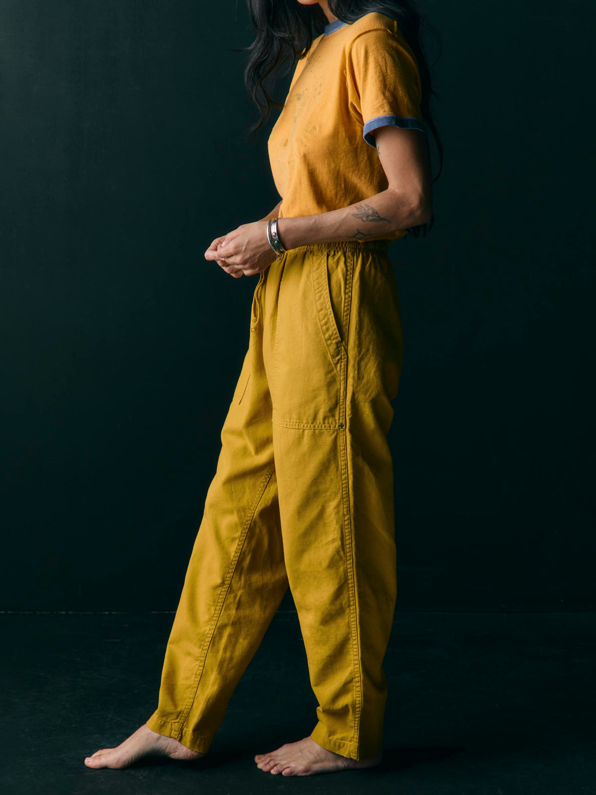the ventura chore pant in chartreuse