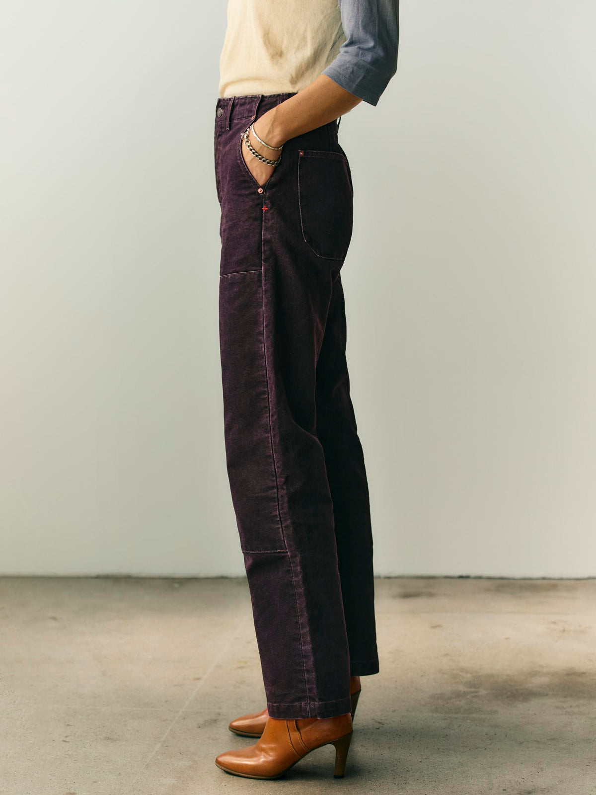 clarke washed orchid canvas