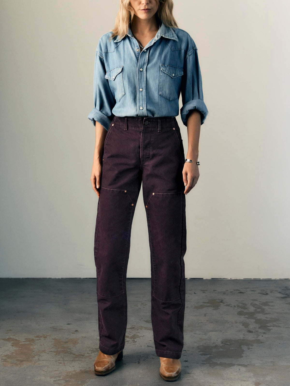 clarke washed orchid canvas