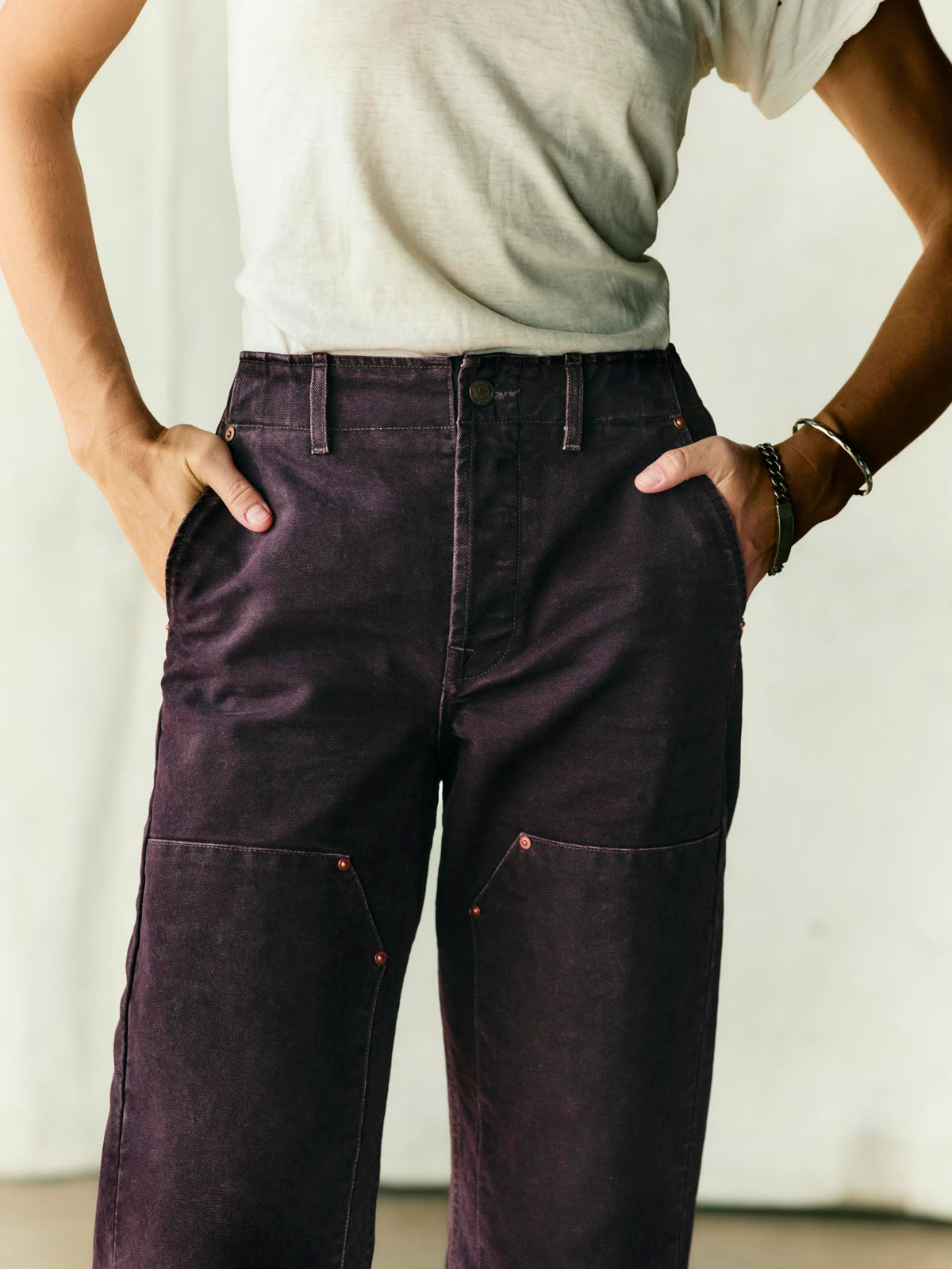 clarke washed orchid canvas