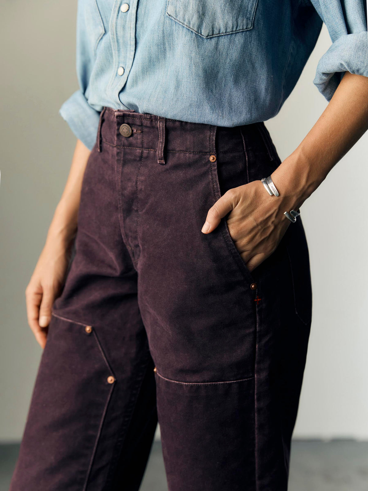 clarke washed orchid canvas