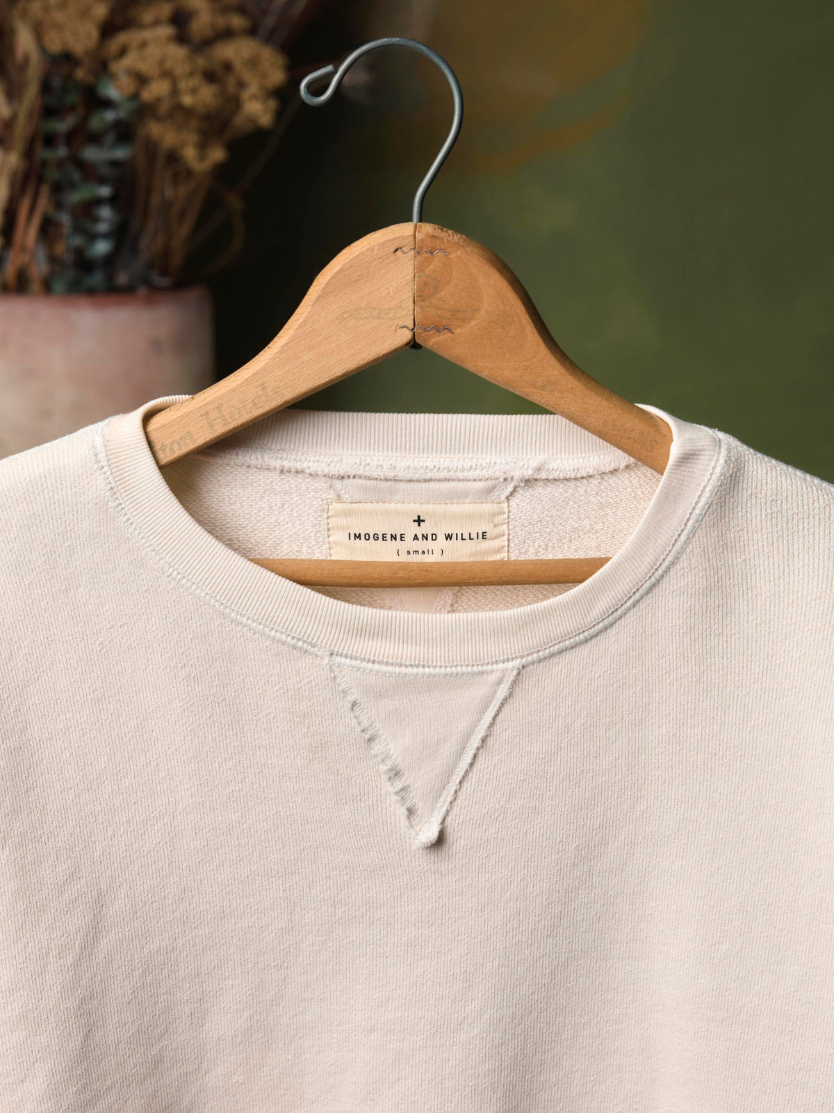 penny sweatshirt in vintage white