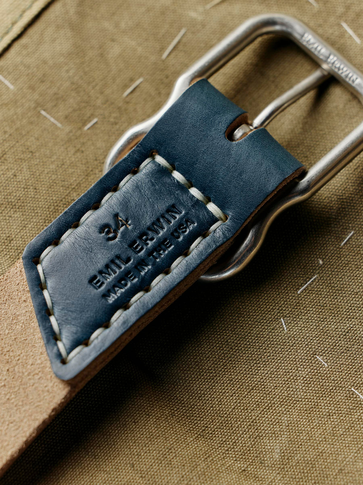 Emil Erwin Signature Belt Blue