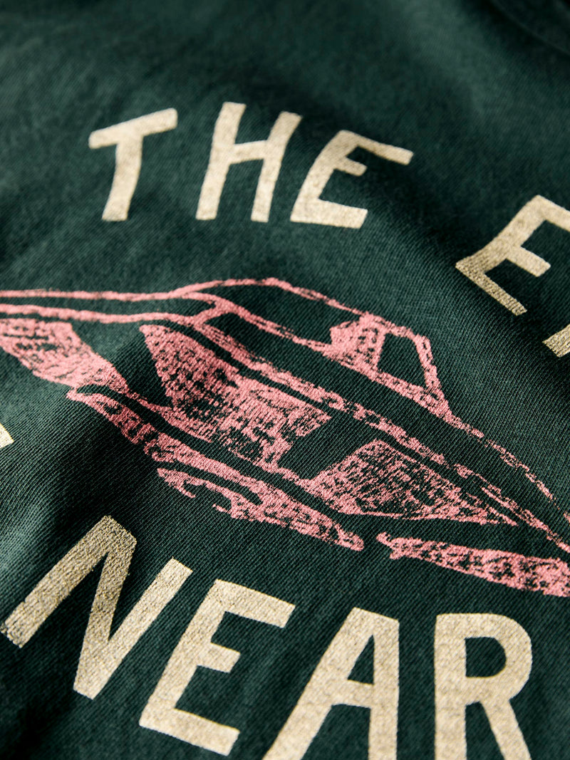 the "end is near" tee in spruce - Model