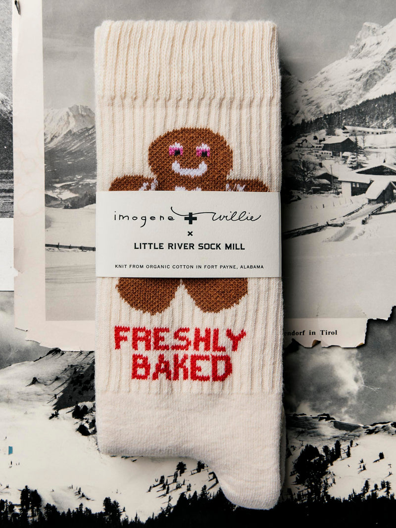 the "freshly baked" sock - Model