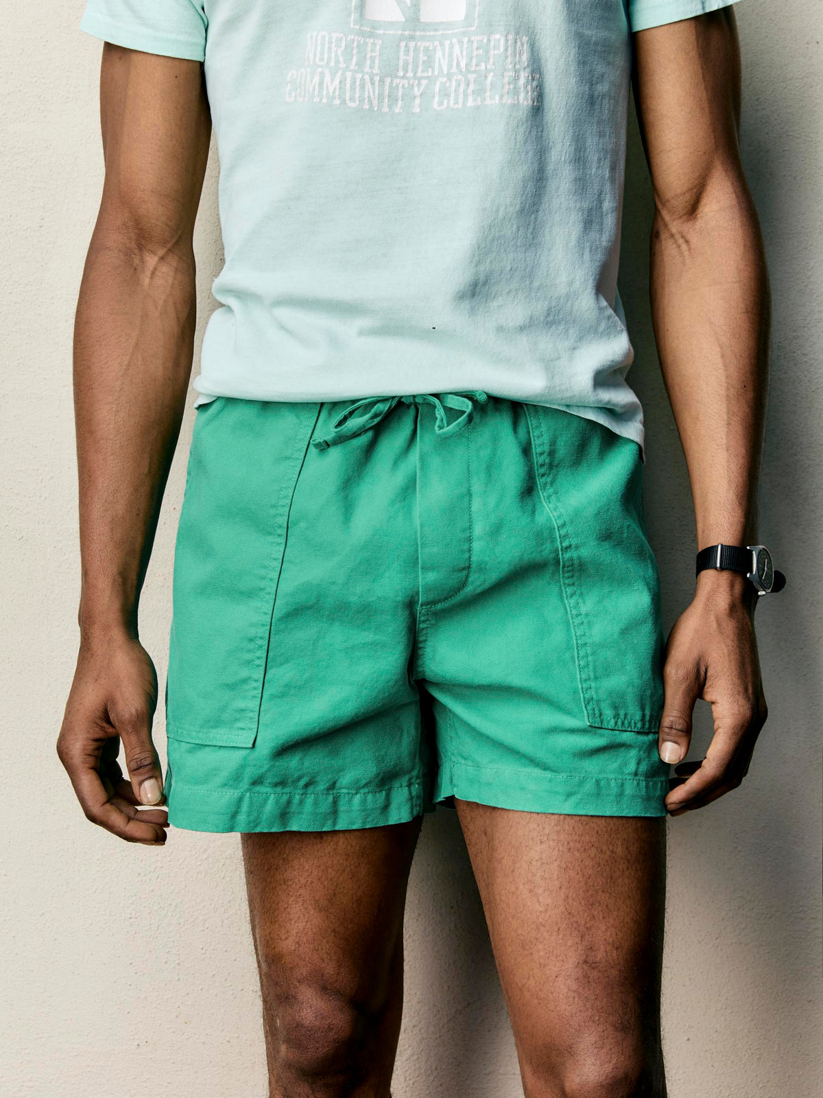 the lounge short in seagreen