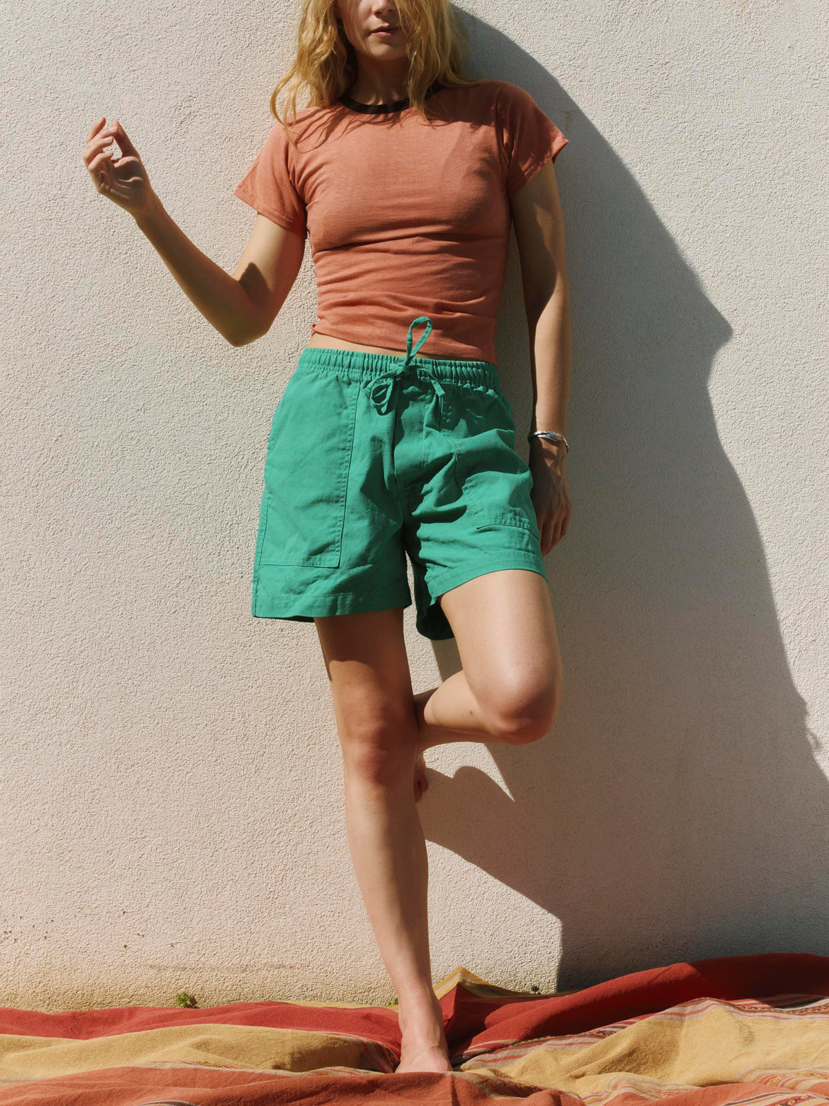 the lounge short in seagreen