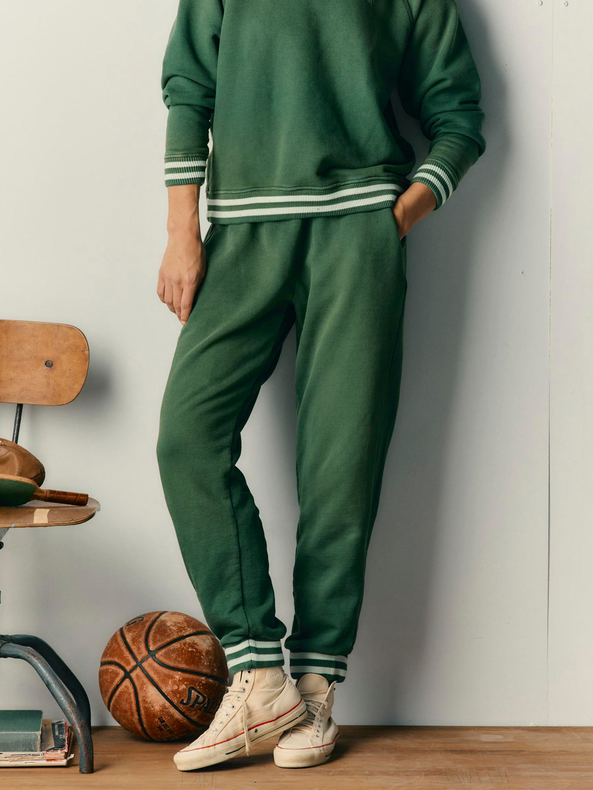 varsity ribbed sweatpant