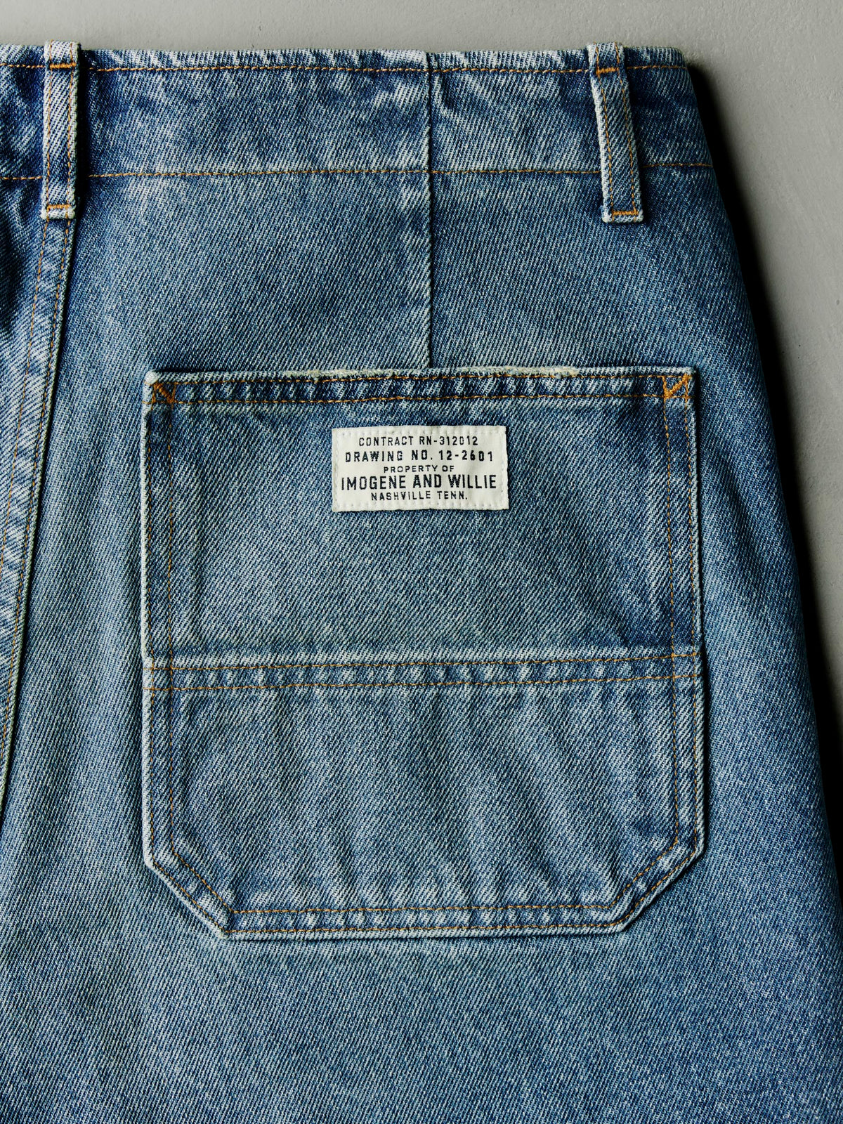 hencye washed indigo