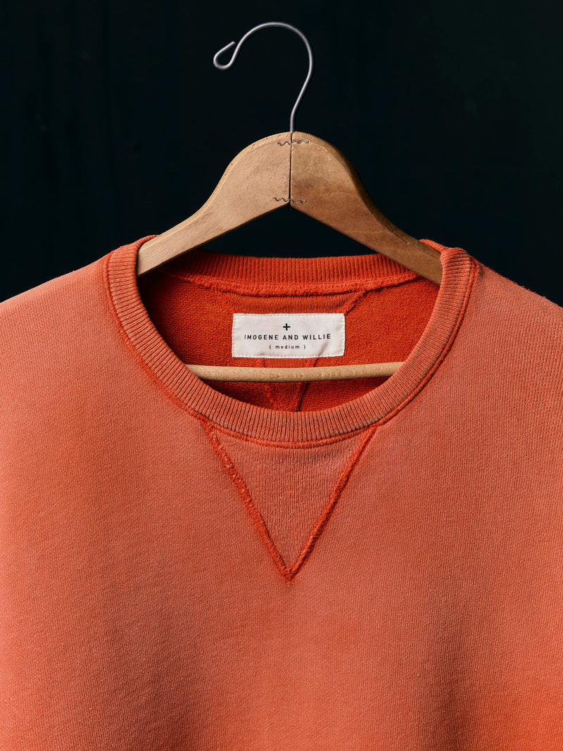 hilts sweatshirt sunfaded red - Model