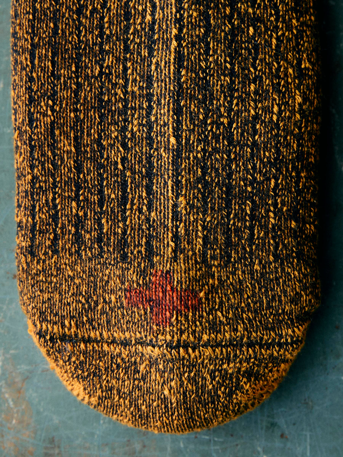 ribbed boot sock in bonfire