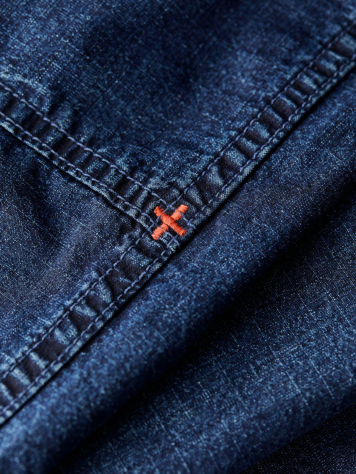 indigo ripstop coverall