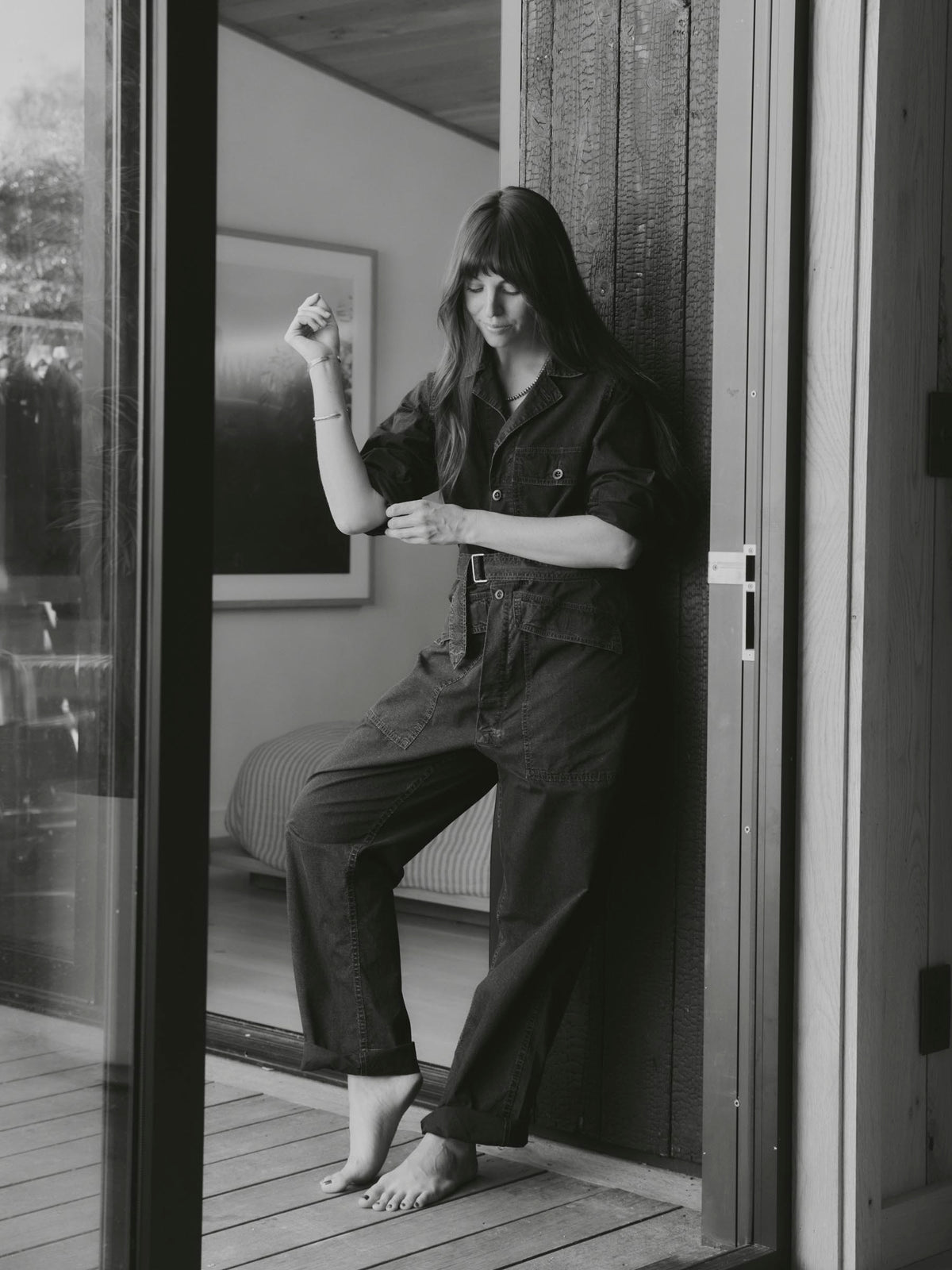 indigo ripstop coverall