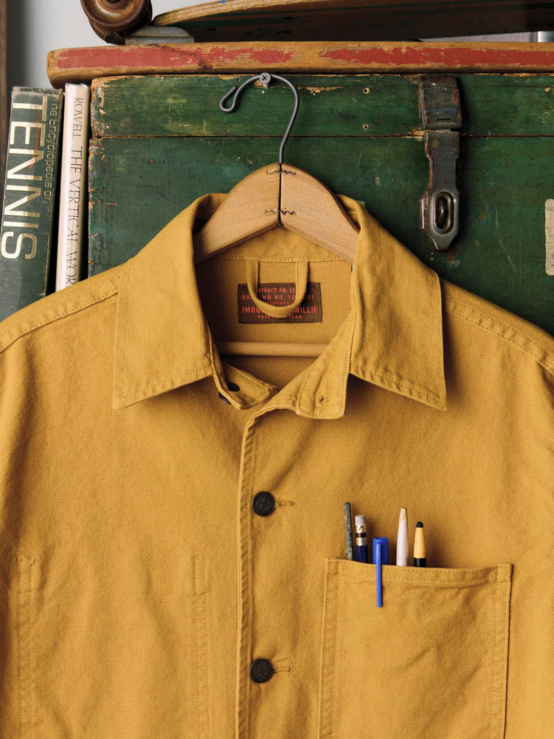 jack jacket in amber - Model