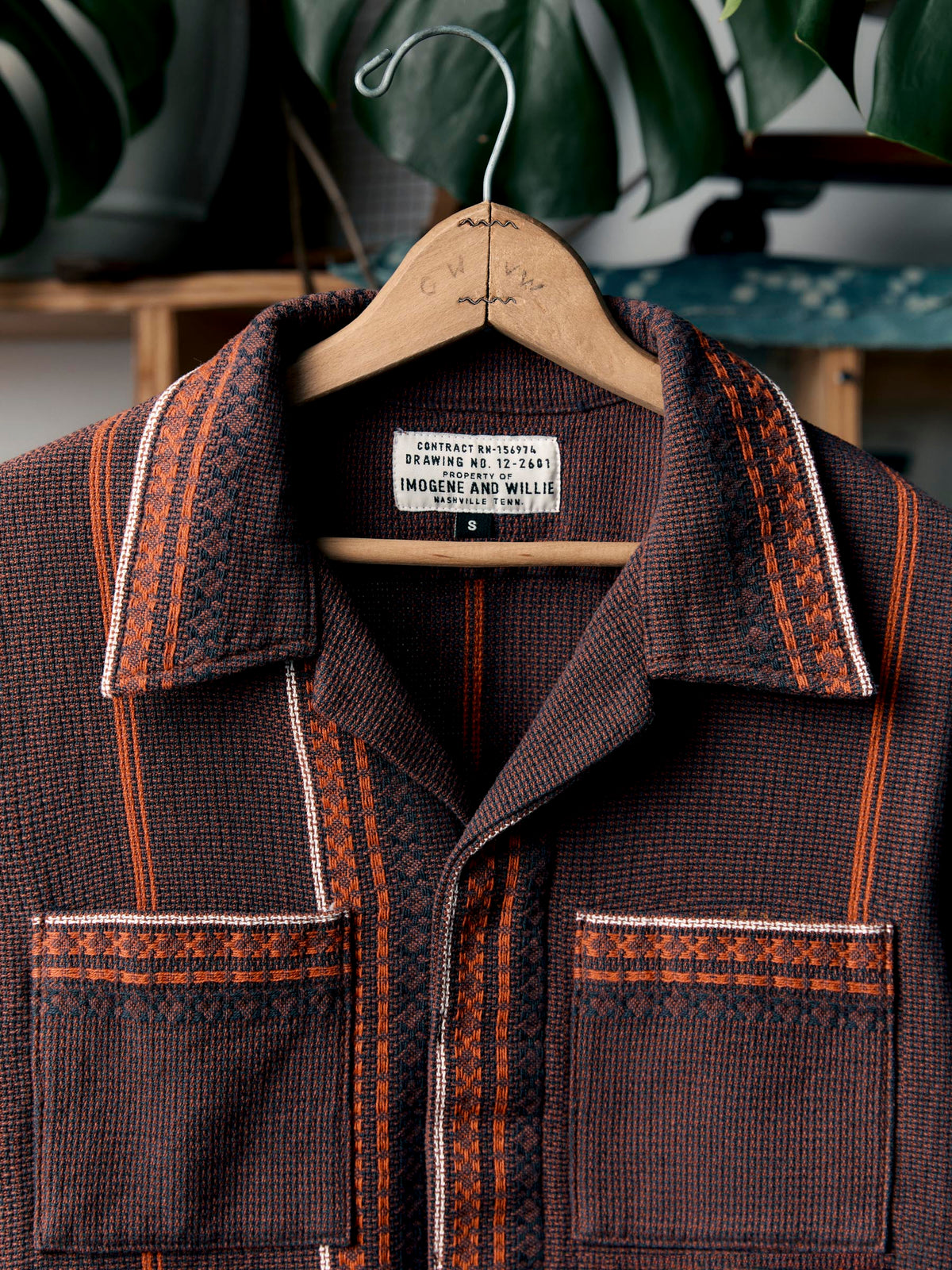 lagos woven border jacket