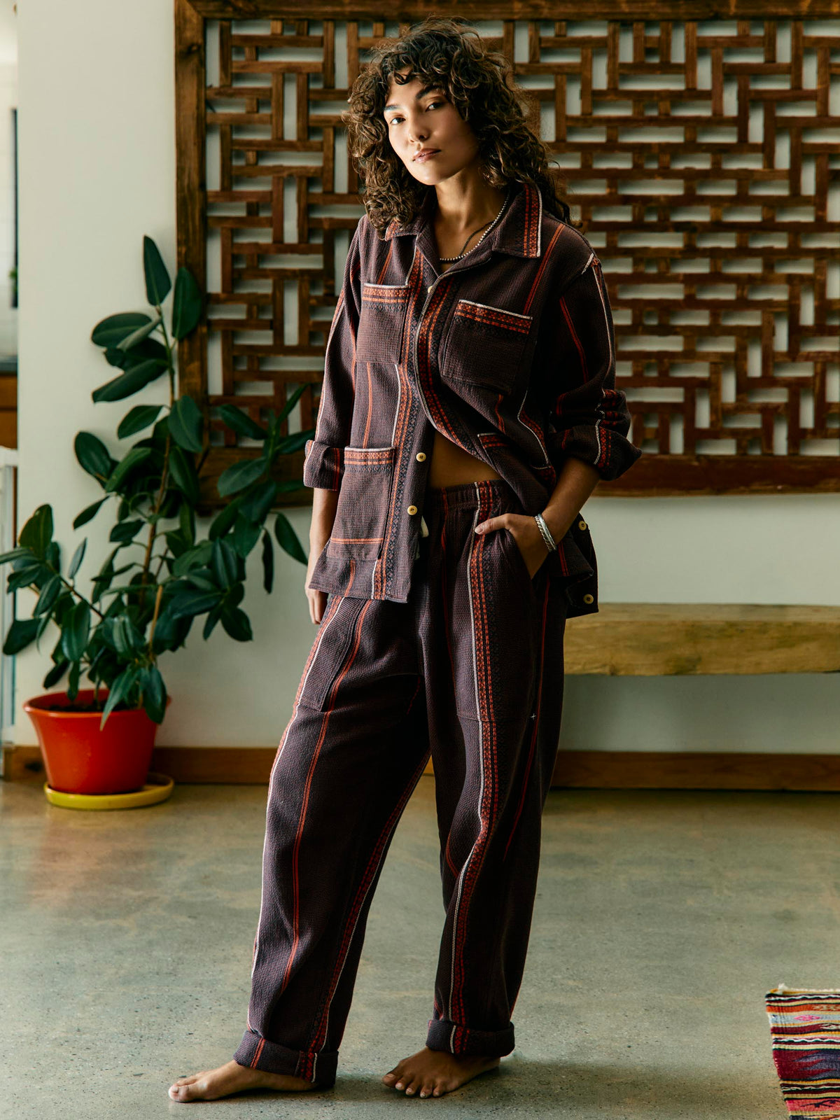 ventura chore pant in lagos stripe