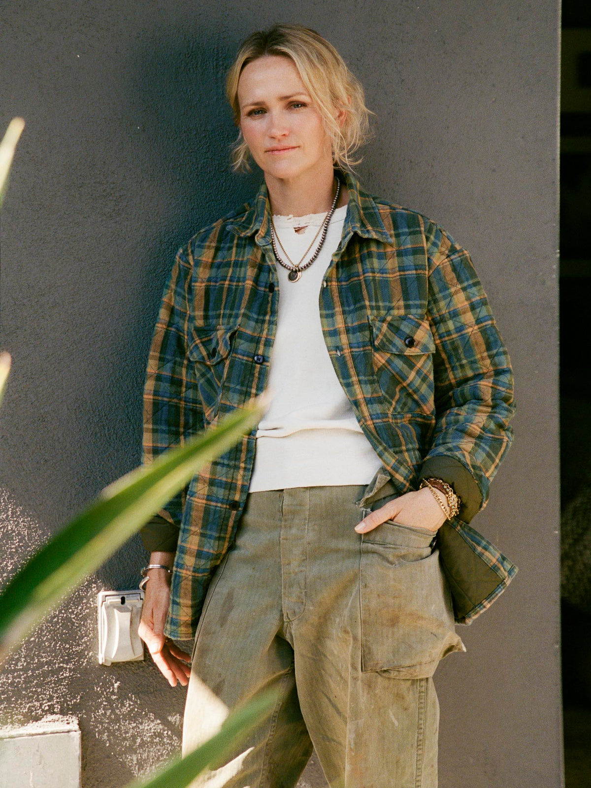 larkin quilted shirt jacket