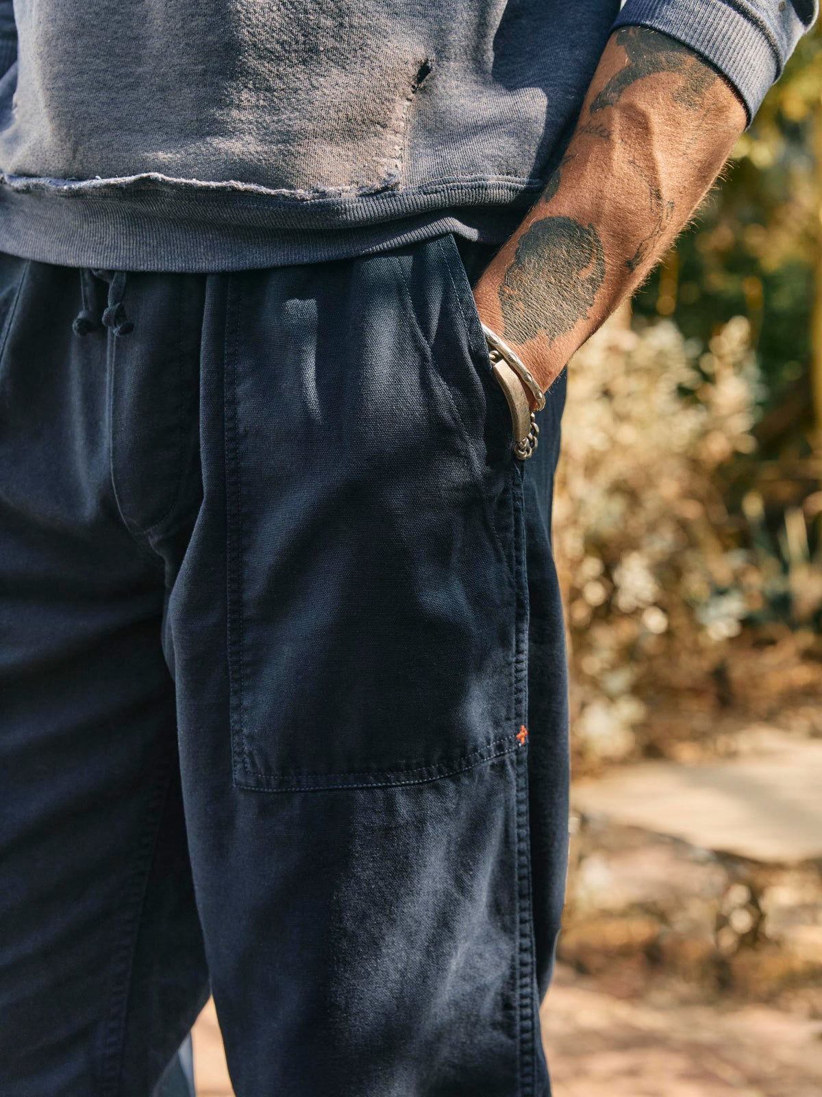 ventura chore pant in navy
