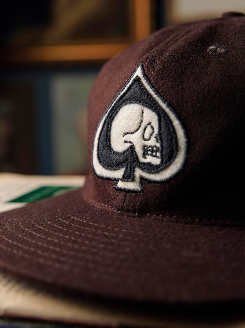 the "ace of spades" cap in wool - Model