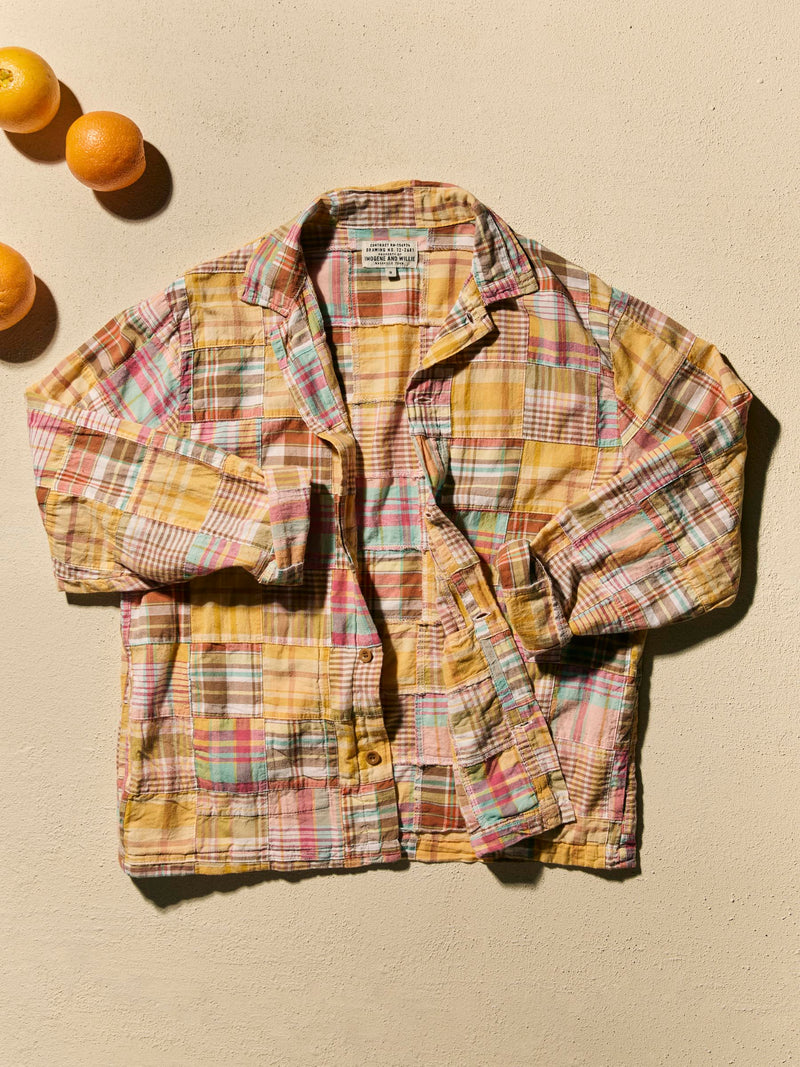madras jacket in townsend - Model