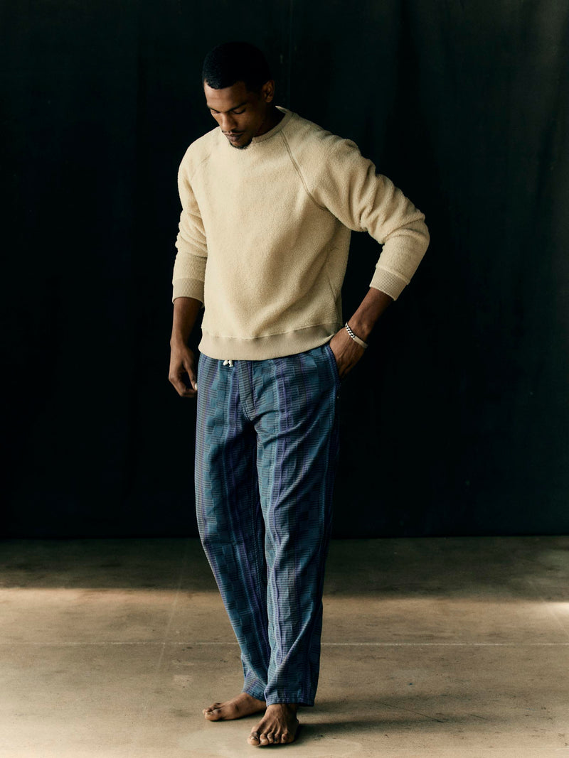 the lounge pant in sonoran jacquard