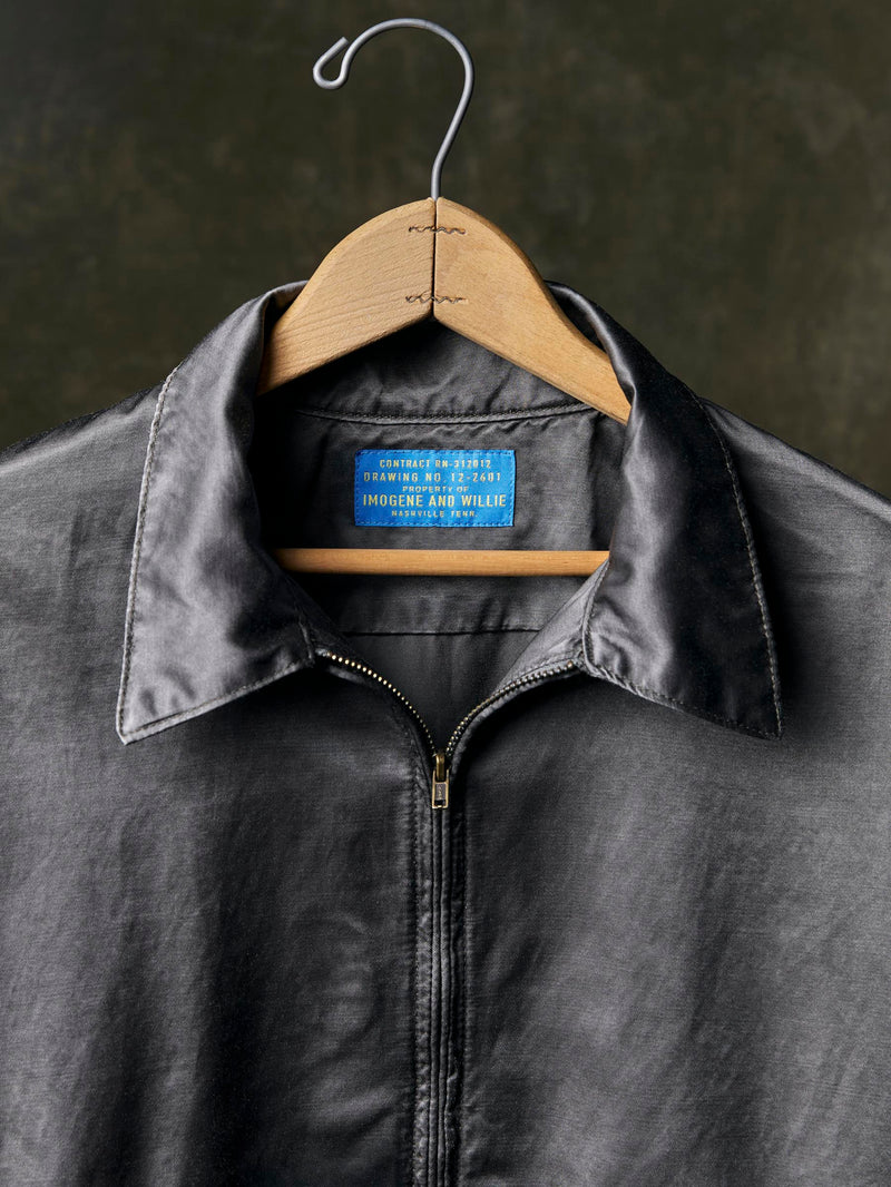 maya court jacket in satin - Model