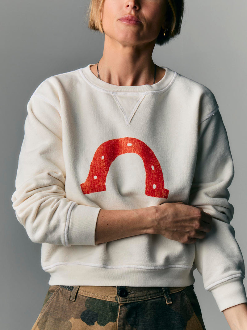 the "horseshoe" penny sweatshirt
