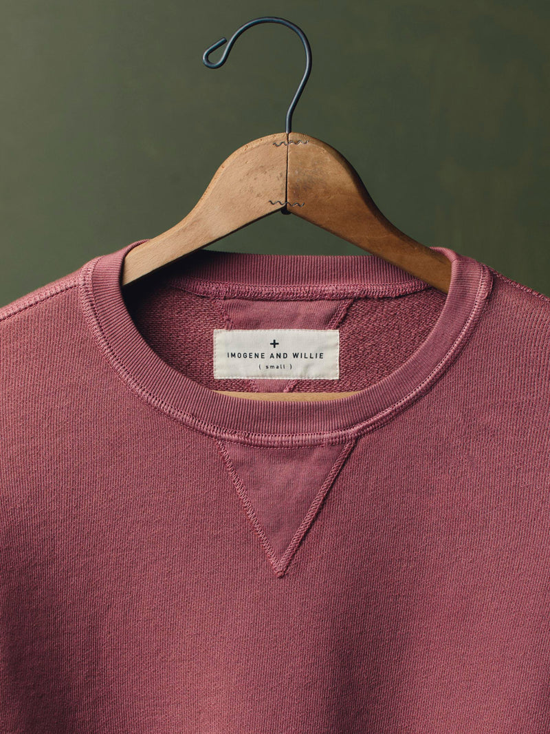 penny sweatshirt in plum - Model