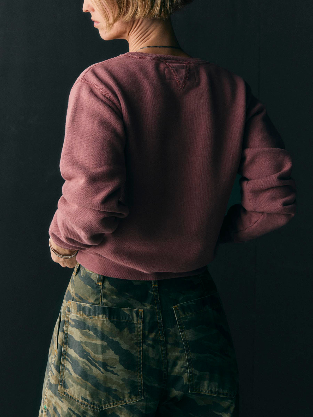 penny sweatshirt in plum