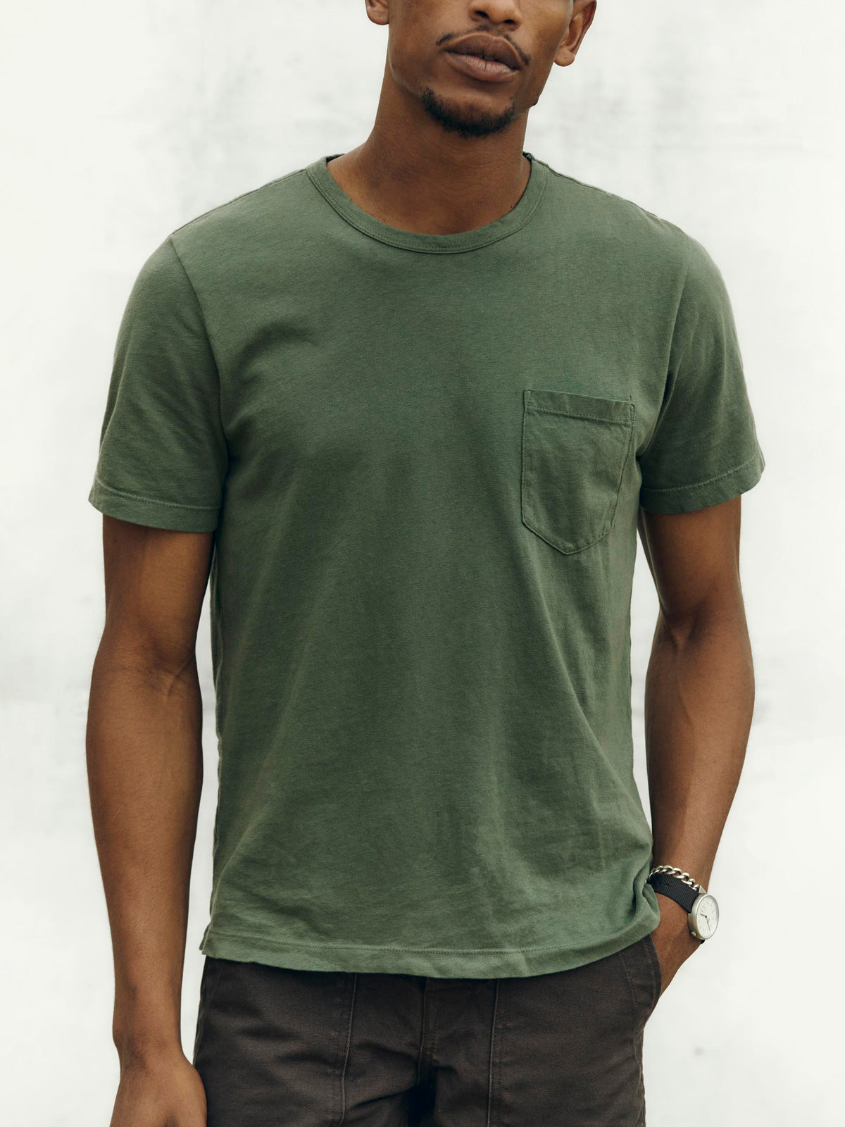 spruce knit pocket tee