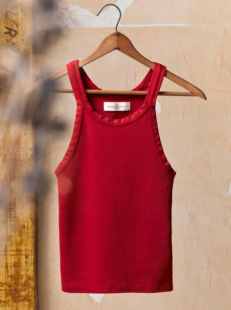 cardinal ribbed racerback tank - Model