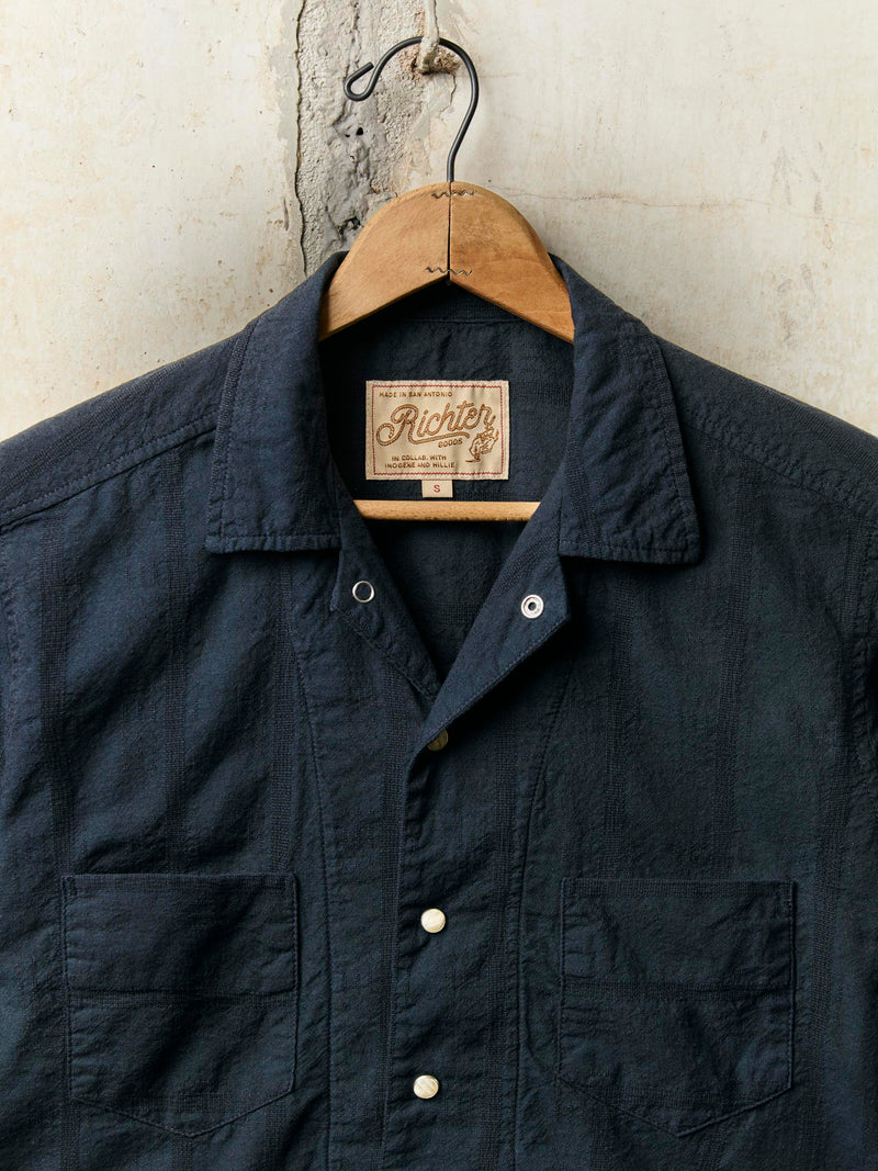 i+w x richter goods tonal striped pearl snap - Model