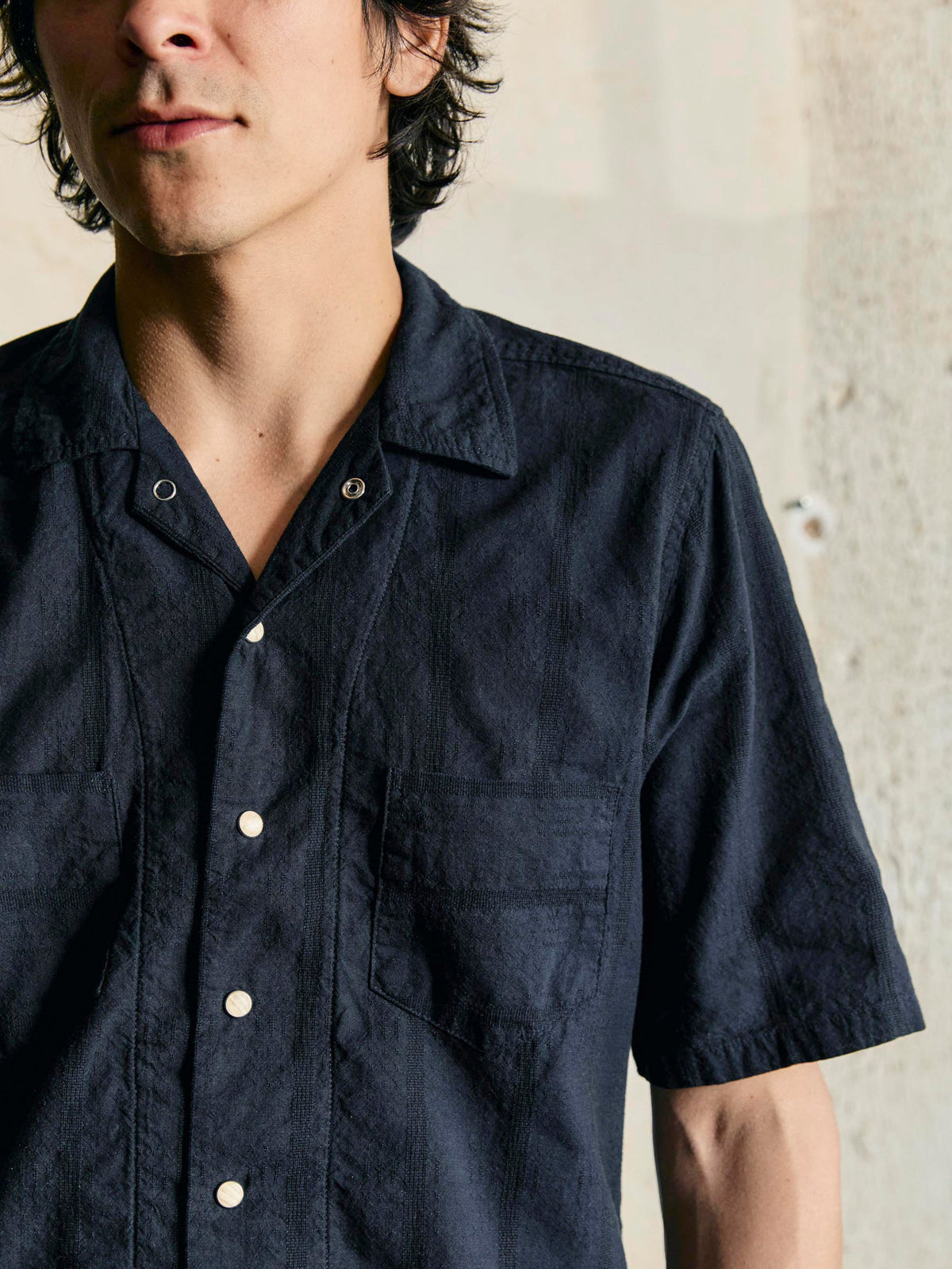 i+w x richter goods tonal striped pearl snap