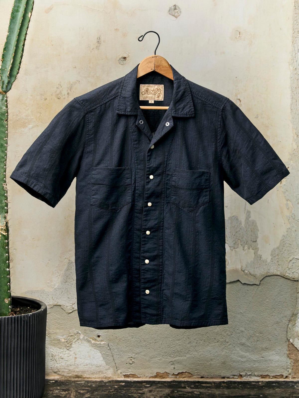 i+w x richter goods tonal striped pearl snap