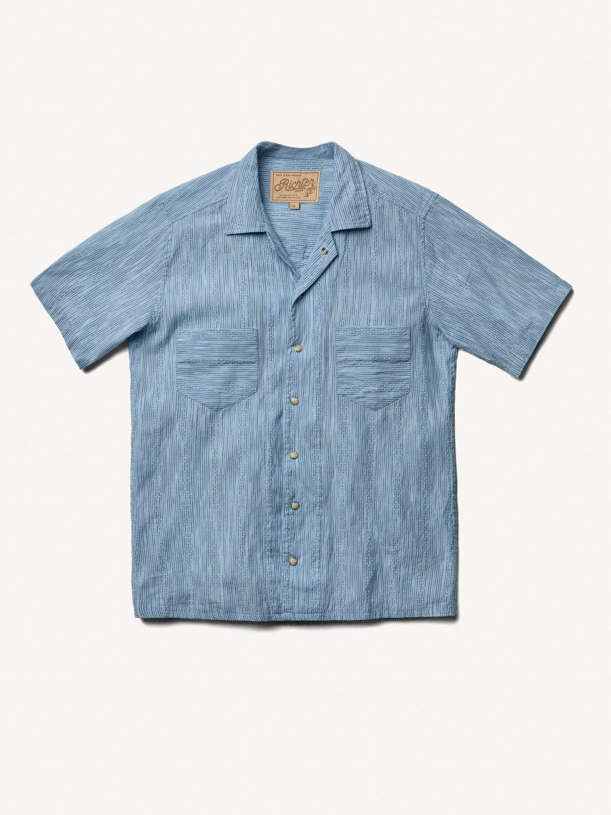 i+w x richter goods hanten weave pearl snap