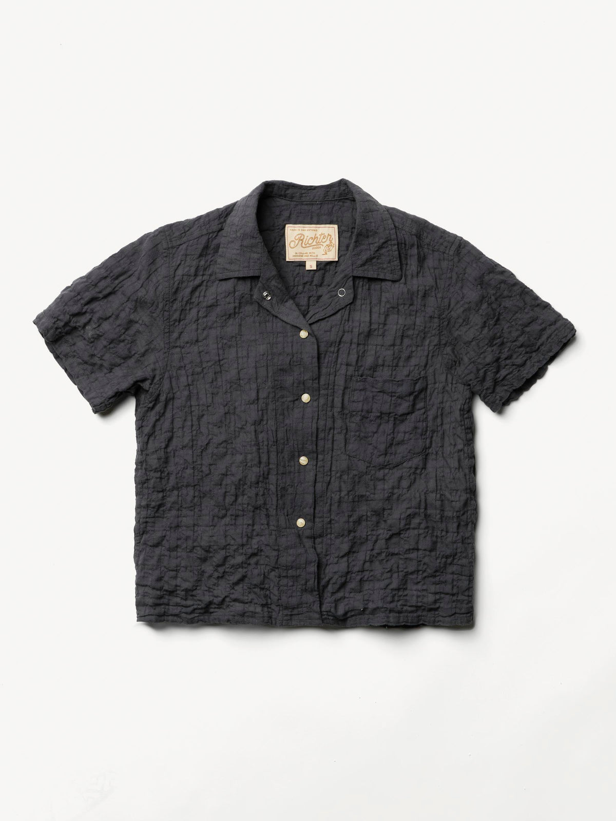 i+w x richter goods dobby woven pearl snap