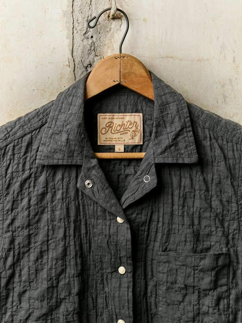 i+w x richter goods dobby woven pearl snap - Model