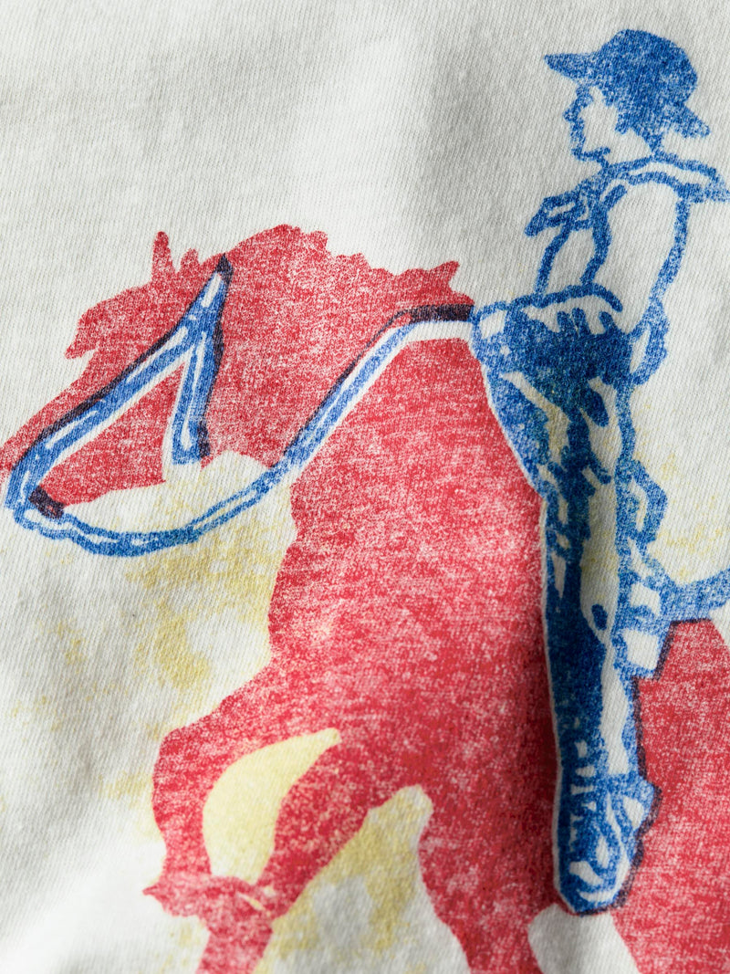 i+w x Wrangler "for the ride of life" ringer tee - Model