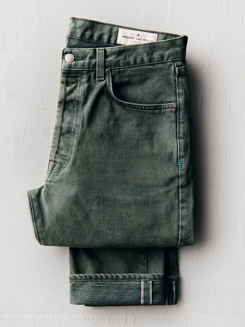 russell washed spruce selvage - Model