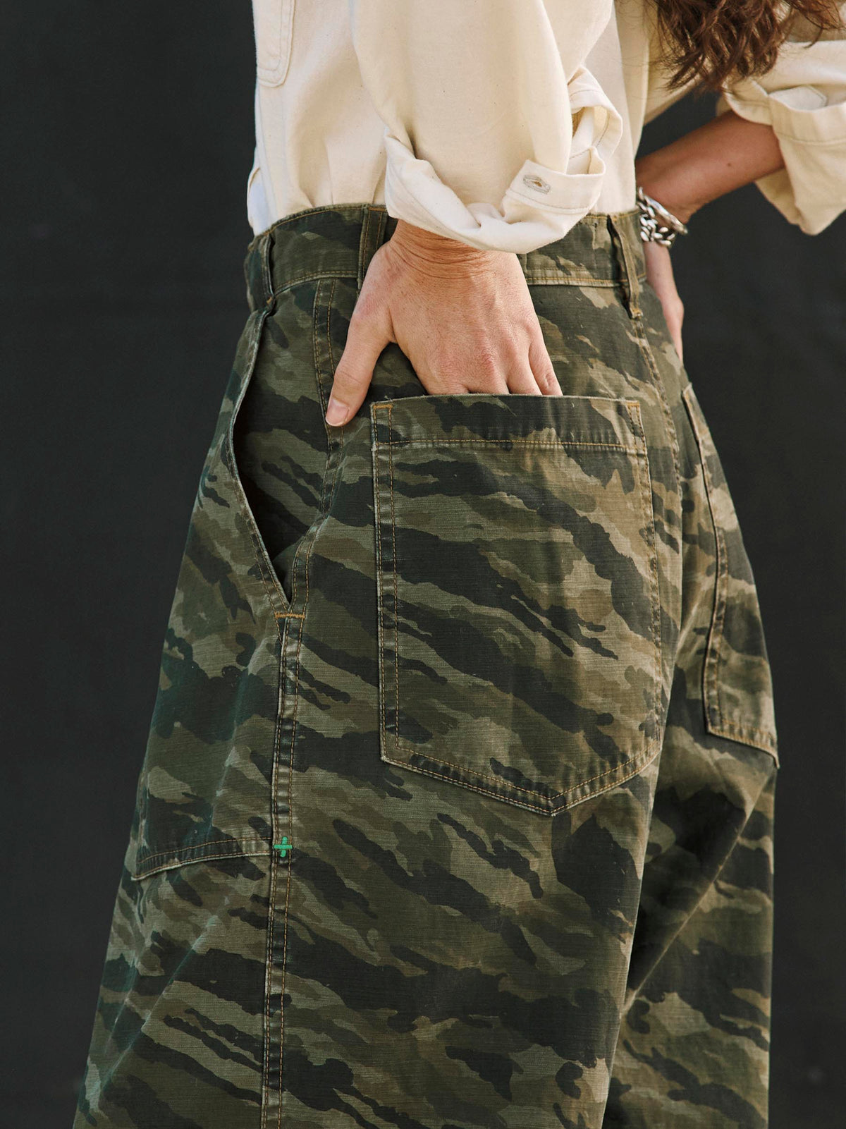 service trouser in brushstroke camo